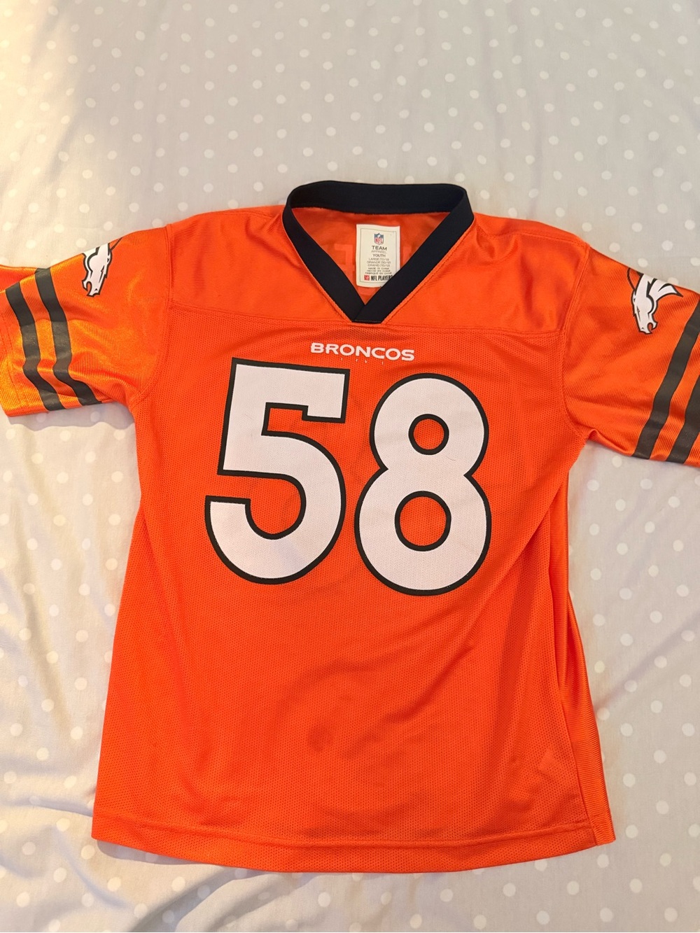 Denver Broncos Kids' #58 Von Miller Orange Football Jersey